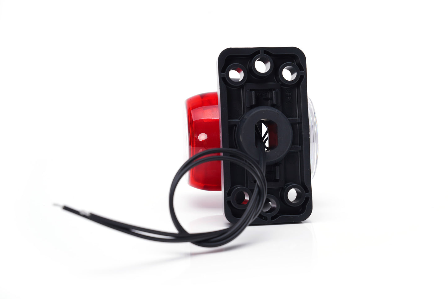 WAS Outline Marker Red/White ROTATING BASE 12v/24v W74.2.2045