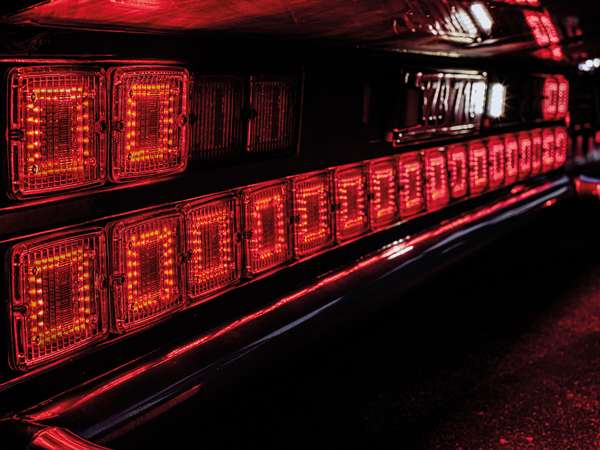 IZE LED TAIL LIGHT RED LENS SQUARE 24V | IP66 SKU: 800109