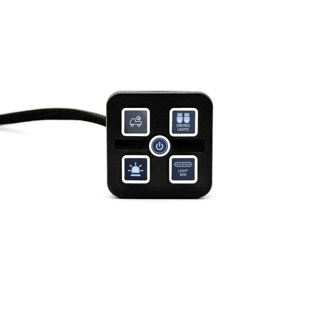 12V/24VDC Multi Purpose 4 Way Switch Panel