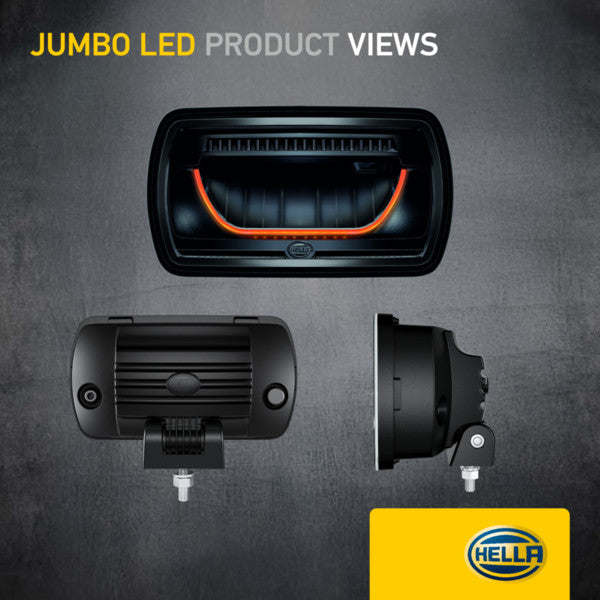 New Hella Jumbo 320 Full LED with White or Amber Position Light