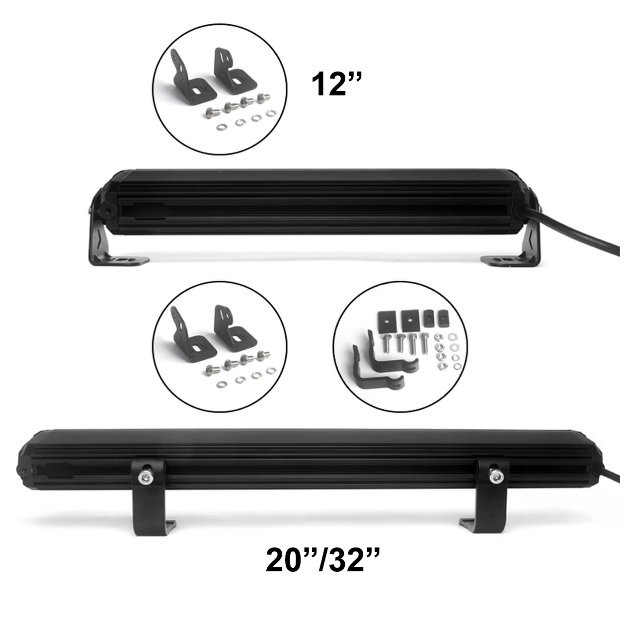 RAZOR LITE Limited Edition. Ultra narrow light bar with white DRL. Three Sizes.