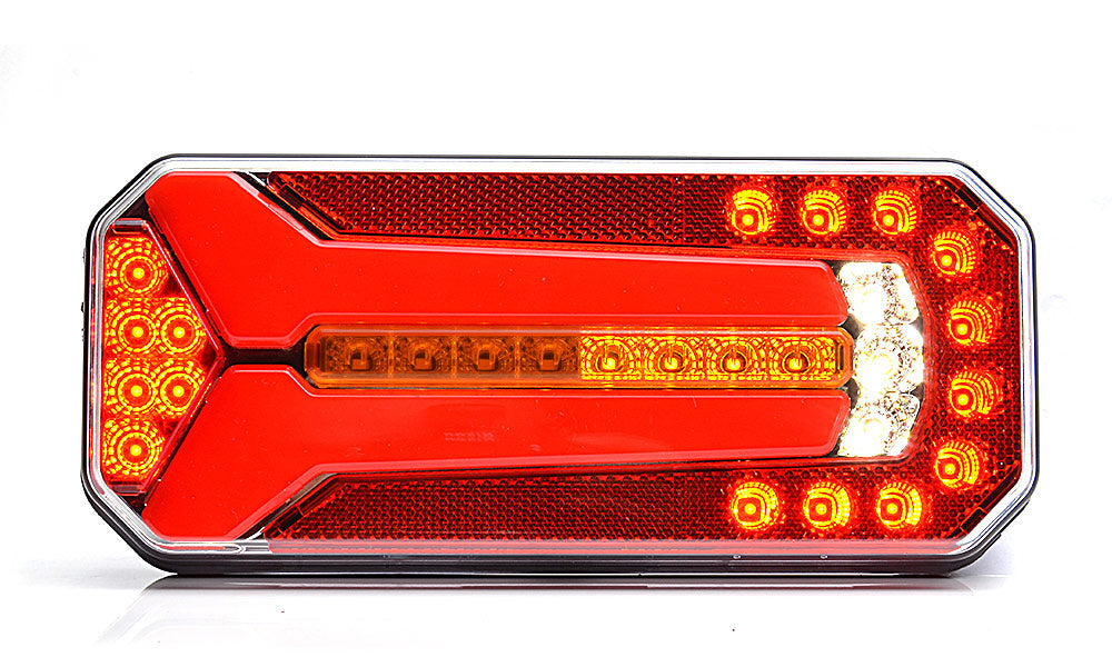 WAŚ Multifuction Rear Lamp, Dynamic Indicator. 12v/24v. 1114DD – HGV ...