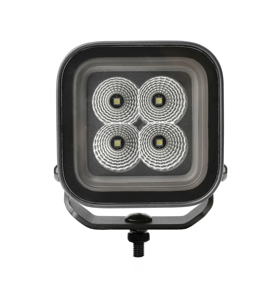 3D LED Amber Red DRL, Powerful work lamp 12v-24v CUBE