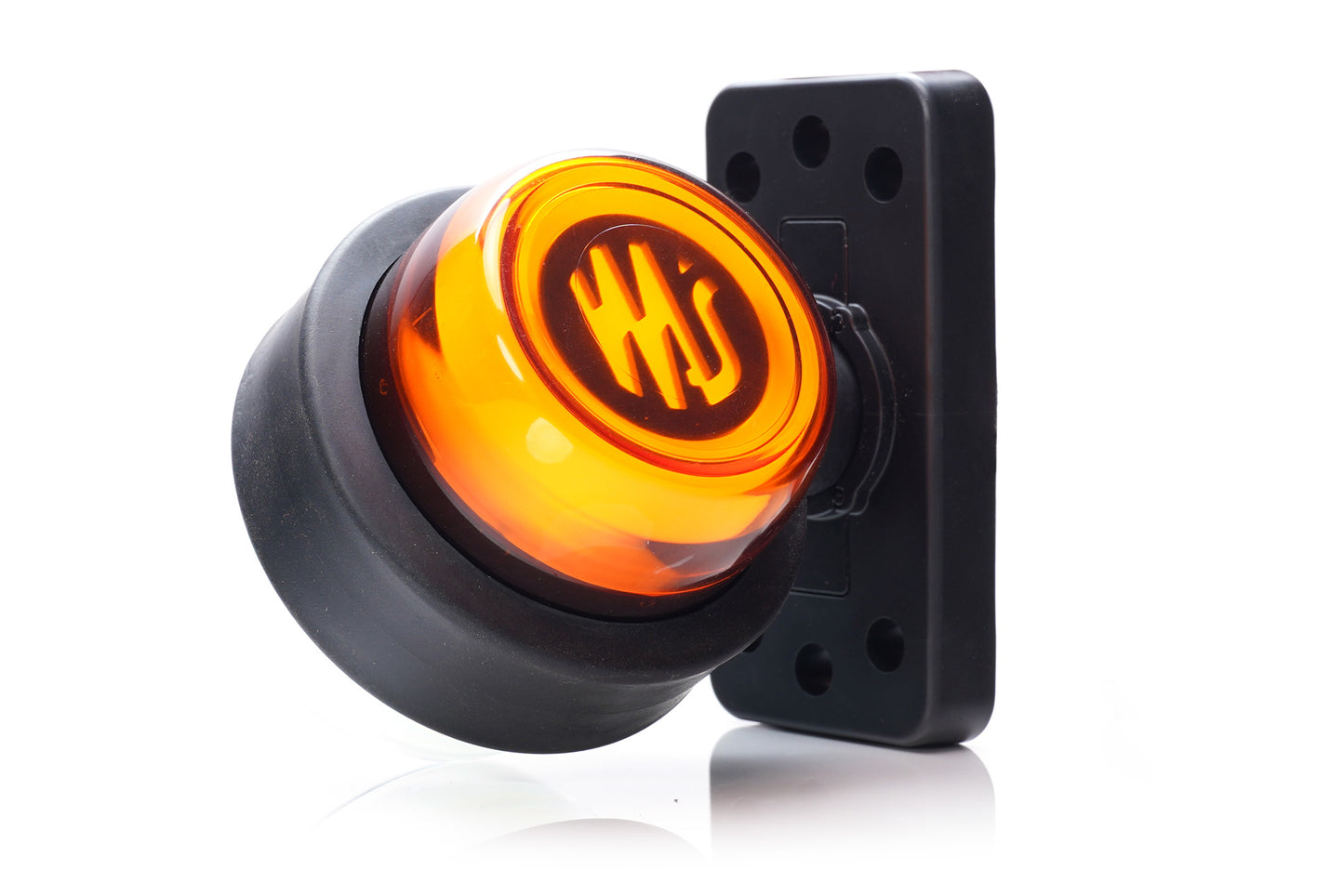 WAS Outline Marker ROTATING BASE Amber/White 12v/24v W74.2A2259 NO LOGO
