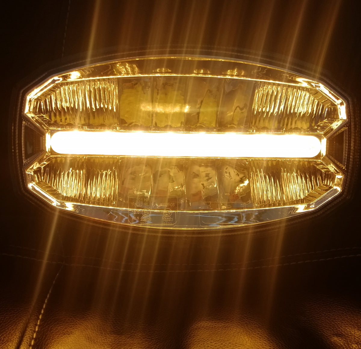 80W LED Headlight Halogen Lamp With Three Functions Neon Neon Effect White-Yellow / Orange 5800lm 12V - 24V E-Mark Item No.: HAL195