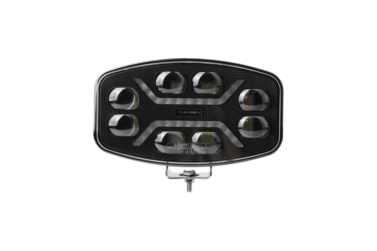 LED Halogen Headlight DRL white/yellow light - 12-24V