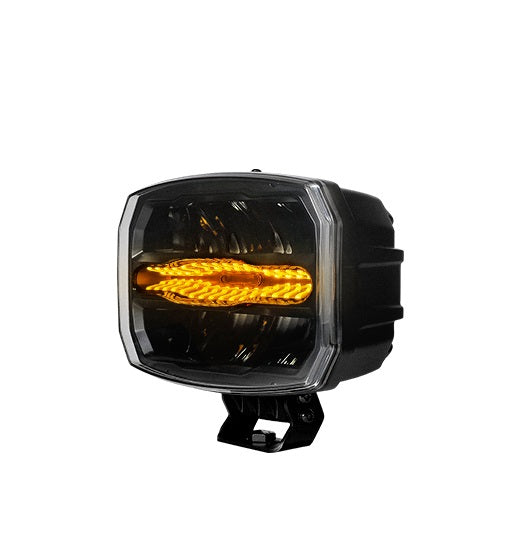 LED combined halogen Flexzon 12–24V, 175W, 11000 lm, orange/white DRL and emergency flash light with 4 modes