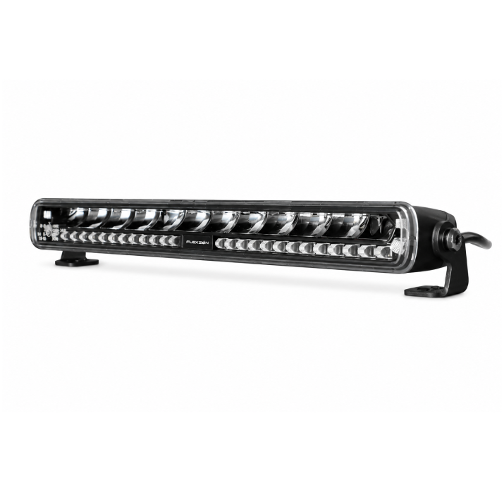 LED Bar Flexzon SHARK-LITE BOOST 47 cm, 125W, 11000 lm, white/orange DRL, emergency flash light with 4 modes