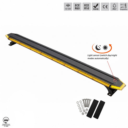 Ultra Slim Beacon Bar 12v 24v Auto dim sensor. 2 options 1200mm / 1370mm