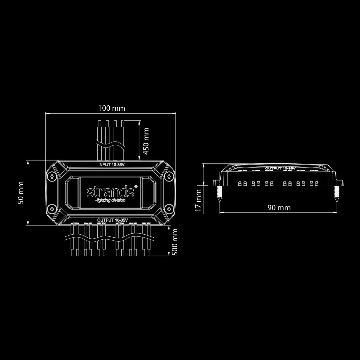 STRANDS CRUISE LIGHT STROBE CONTROL With steady on cable