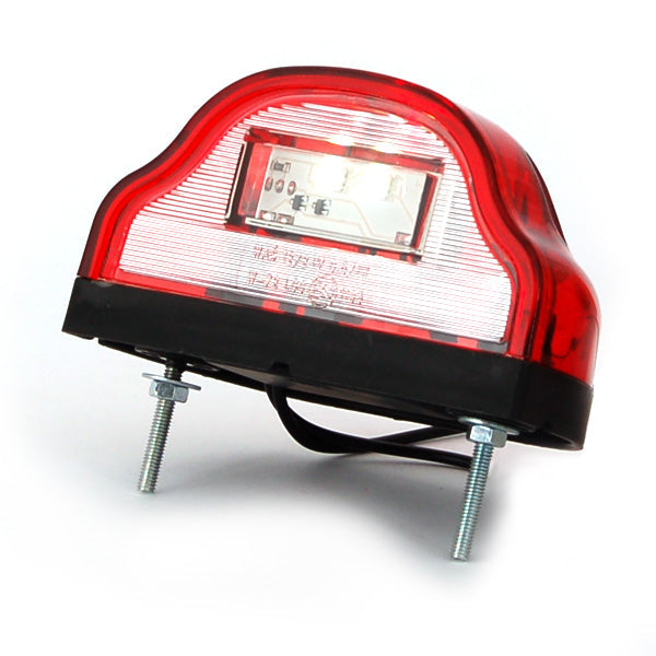 Number Plate LED Lamp with rear facing marker combined. – HGV Auto ...