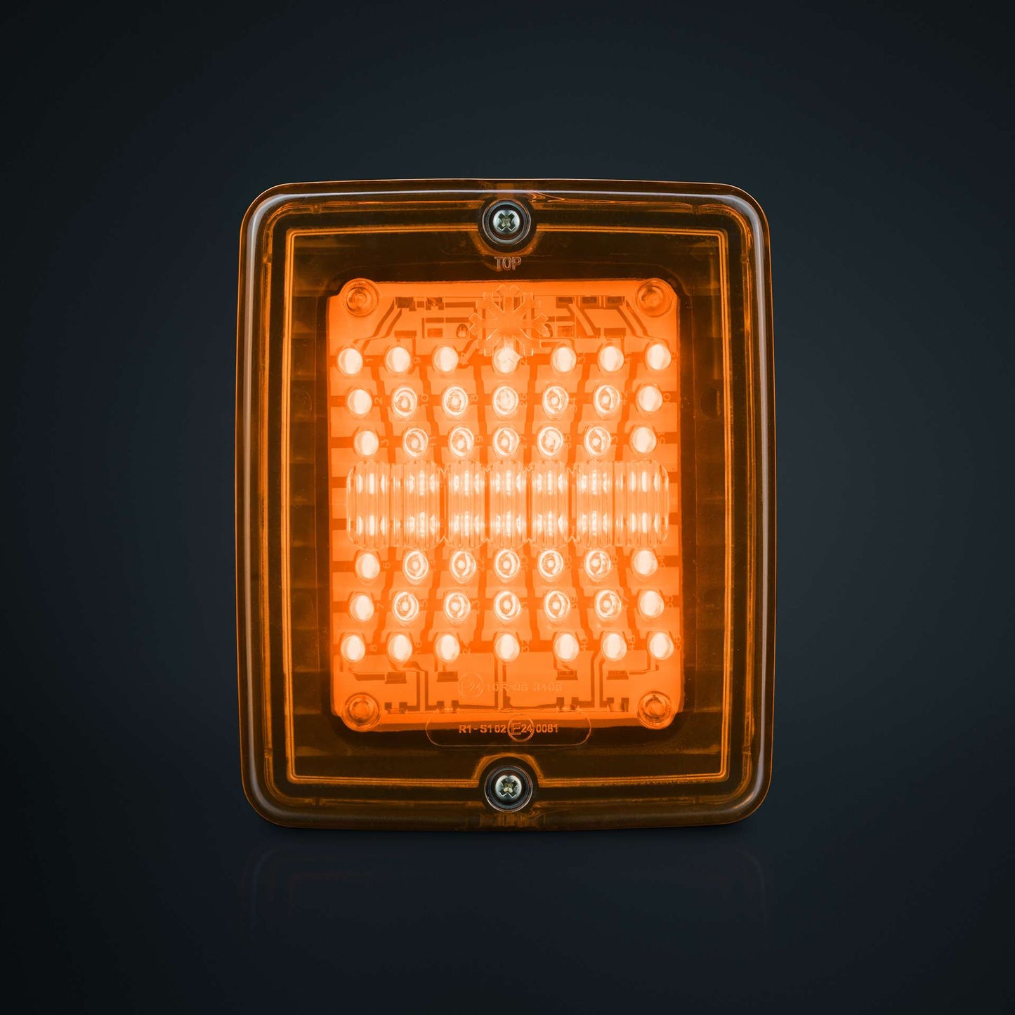IZE LED INDICATOR LIGHT SQUARE 24V | IP66  SKU: 800111