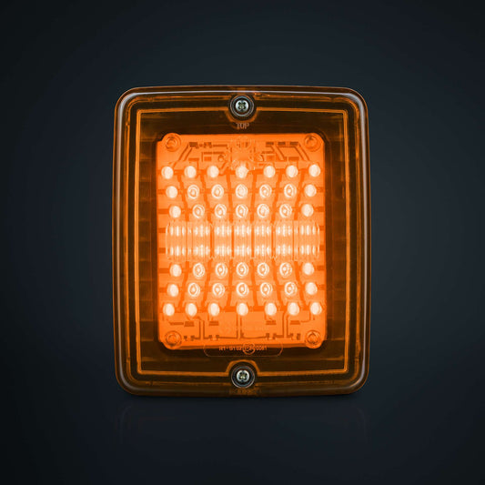 IZE LED INDICATOR LIGHT SQUARE 24V | IP66  SKU: 800111