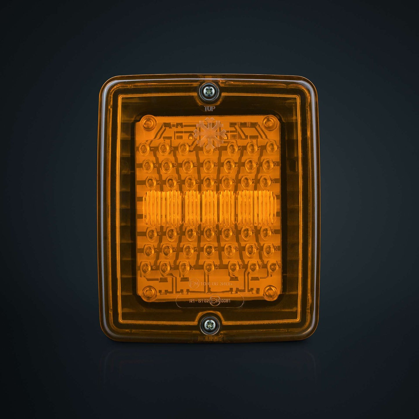 IZE LED INDICATOR LIGHT SQUARE 24V | IP66  SKU: 800111