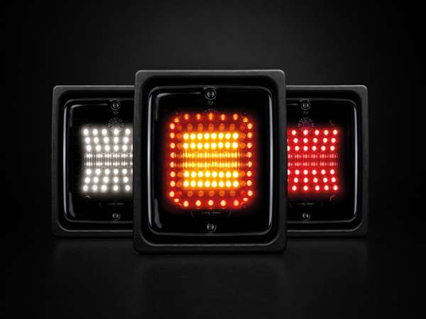 DARK KNIGHT IZE LED FOG LIGHT SQUARE 24V | 2.5M Cable  SKU: 800633