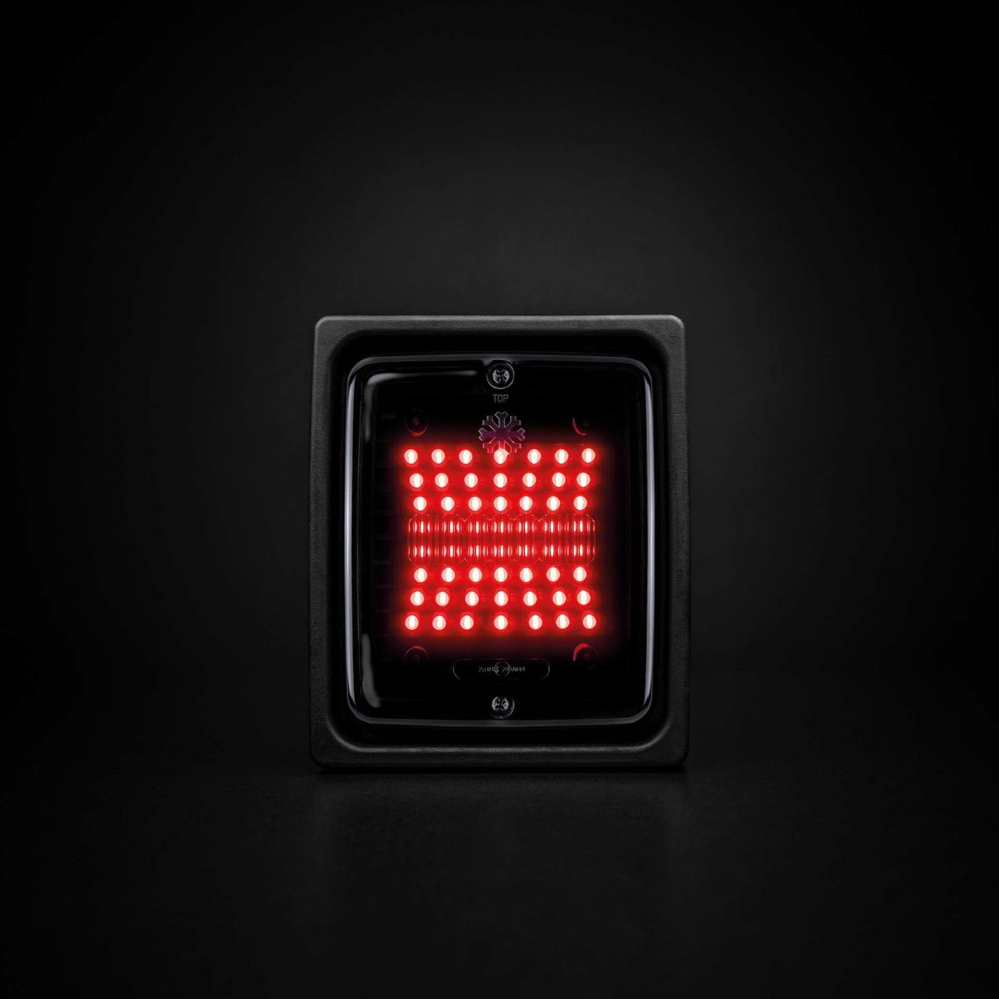 DARK KNIGHT IZE LED TAIL/BRAKE LIGHT SQUARE 24V | 2.5m Cable  SKU: 800631