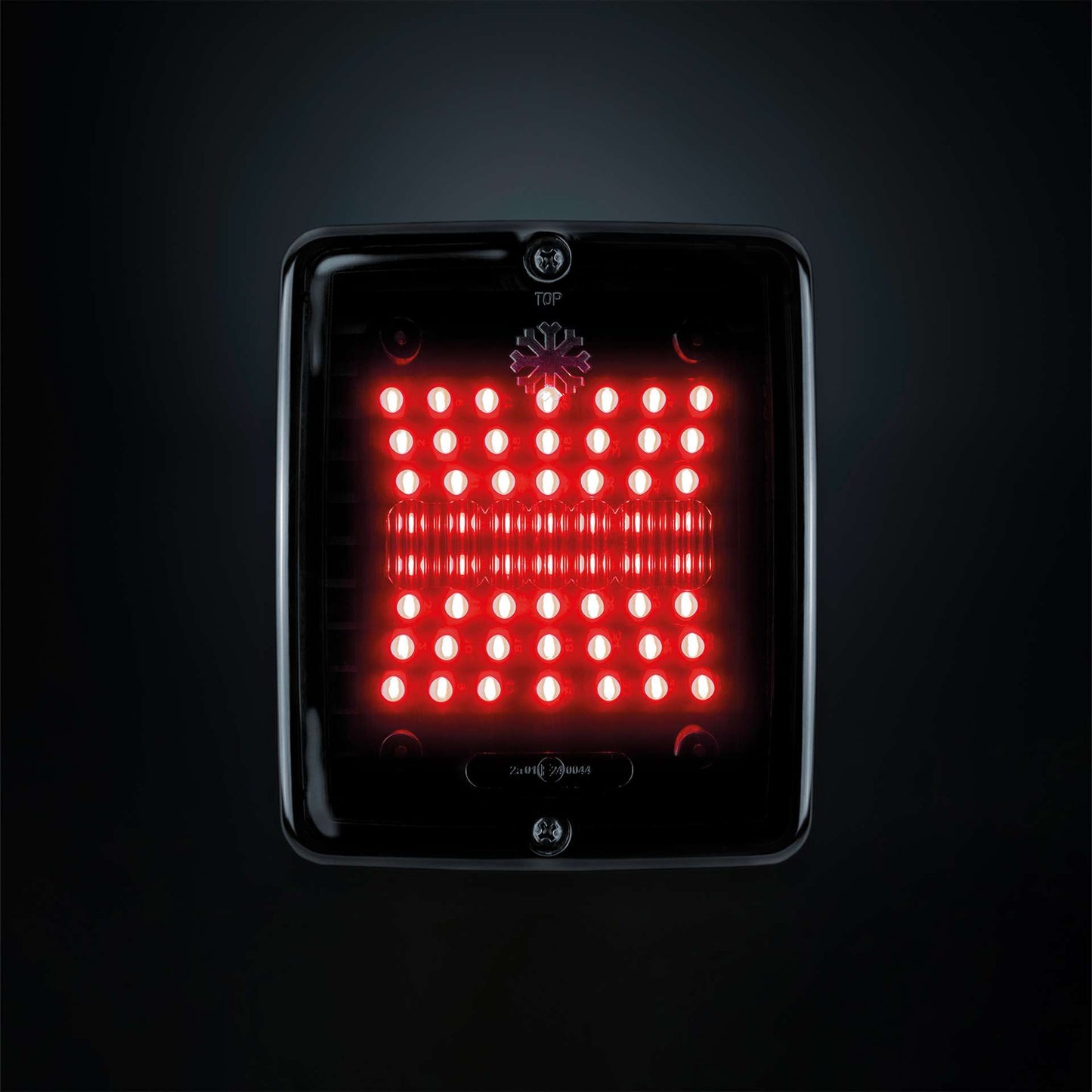 DARK KNIGHT IZE LED TAIL/BRAKE LIGHT SQUARE 24V | 2.5m Cable  SKU: 800631