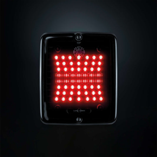 DARK KNIGHT IZE LED TAIL/BRAKE LIGHT SQUARE 24V | 2.5m Cable  SKU: 800631