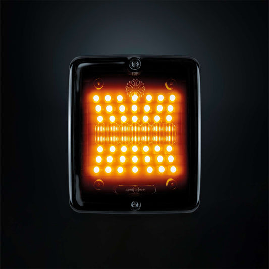 DARK KNIGHT IZE LED INDICATOR LIGHT SQUARE 24V | 2.5M Cable  SKU: 800632