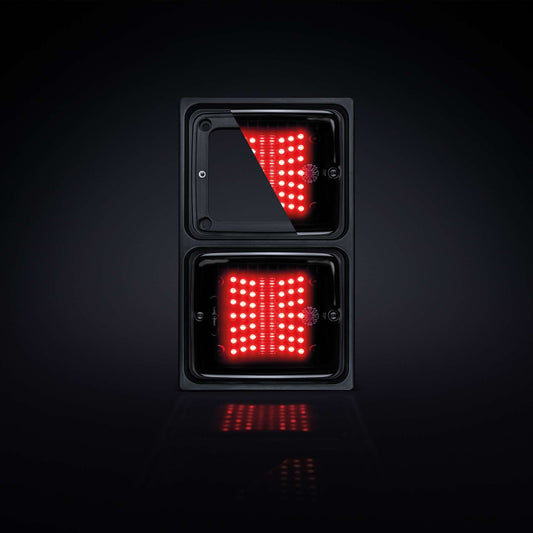 IZE LED FRAME DOUBLE.Fits: IZE LED / FOR9T series square tail lights  SKU: 800636