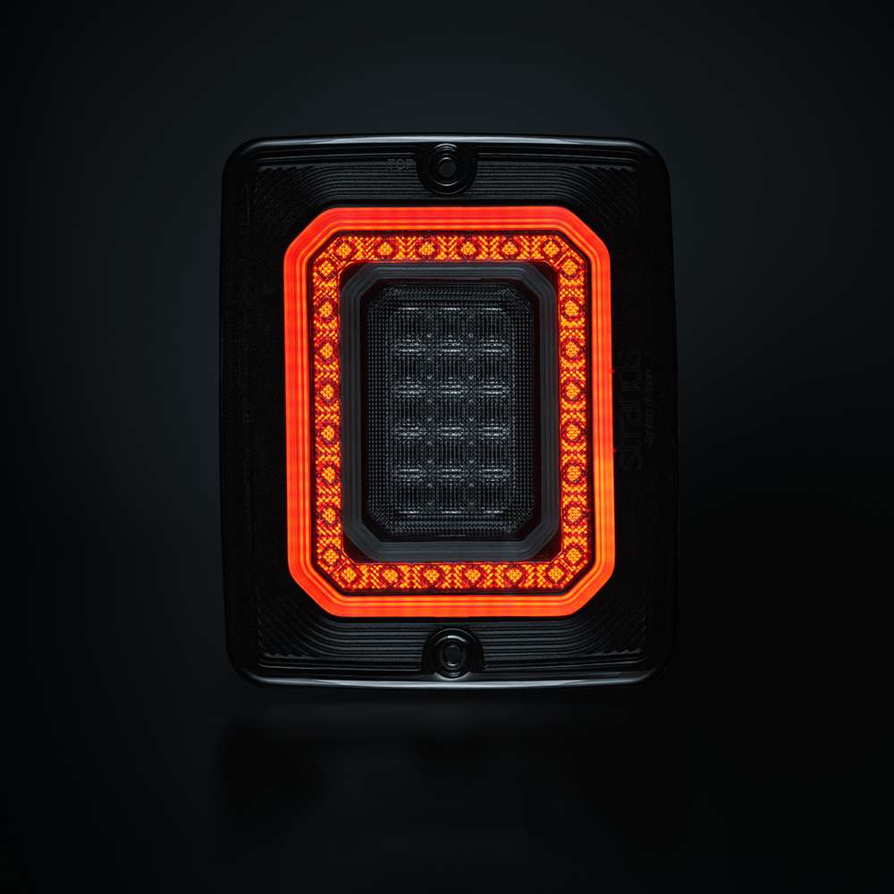 FOR9T ILLUSION 3 FUNC. TAIL LIGHT Horizontal / vertical approved  SKU: 800655