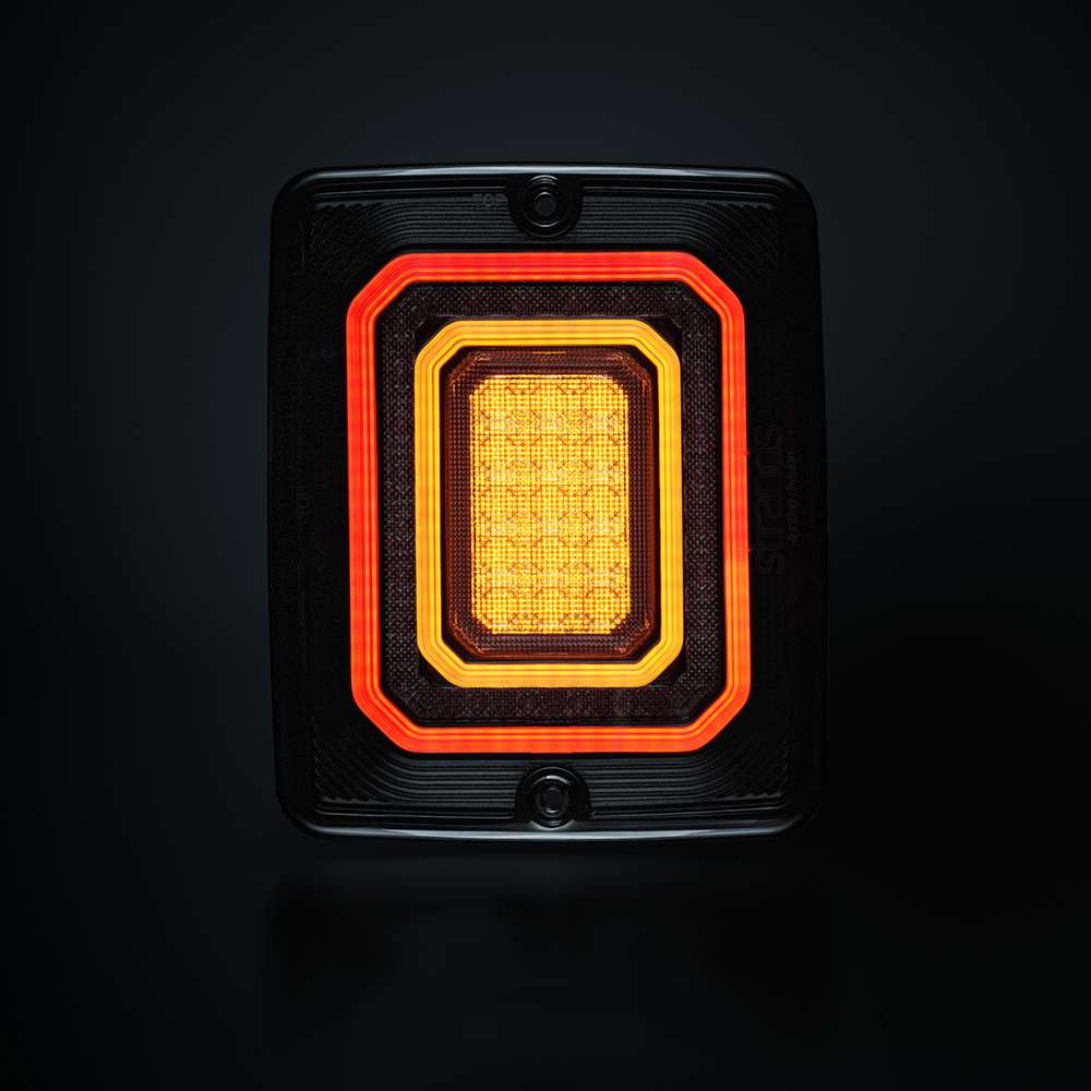 FOR9T ILLUSION 3 FUNC. TAIL LIGHT Horizontal / vertical approved  SKU: 800655