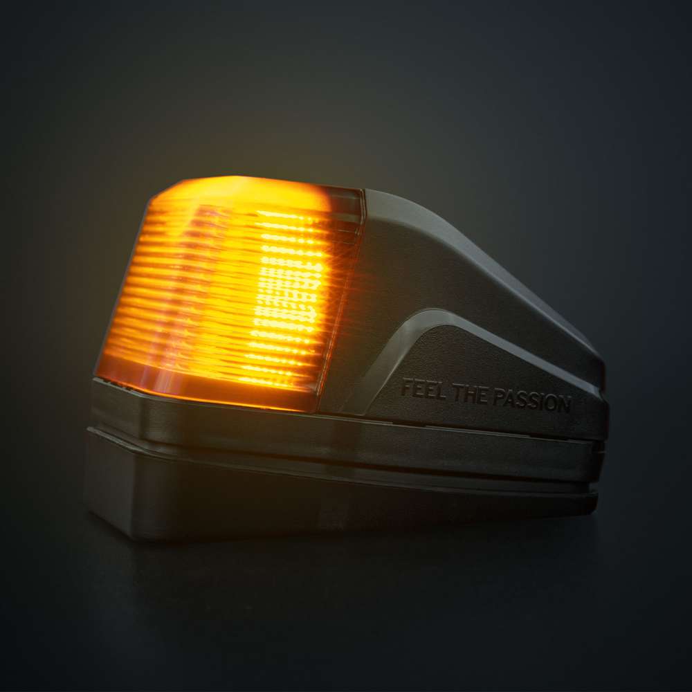 IZE LED ROOF LIGHT DUO FUNCTION White/Amber Pos. | Warning light | Dark lens