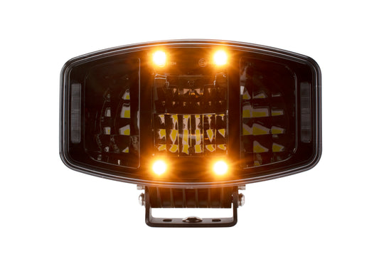 HGV Auto. FUSION. Oval Drivng Lamp with STROBE. 10,000 Lumens