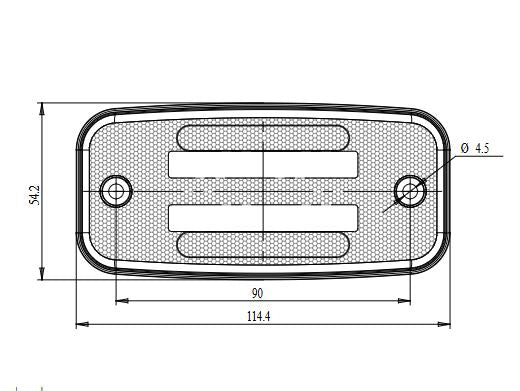 WAS Marker Lamp Double Neon 12v 24v W158