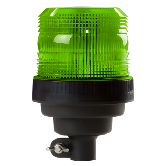Green LED Beacon ECCO EB5012 LED SERIES BRONZE Flexi Din 12/24v