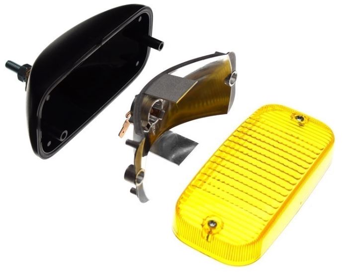Halogen Talmu front daytime running lights DRL yellow glass