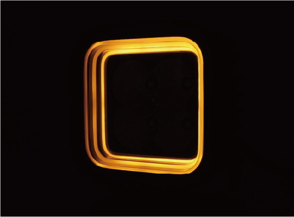 Cube Work Lamp with Futuristic ‘Tunnel Effect’- Part No.: 1001-1510