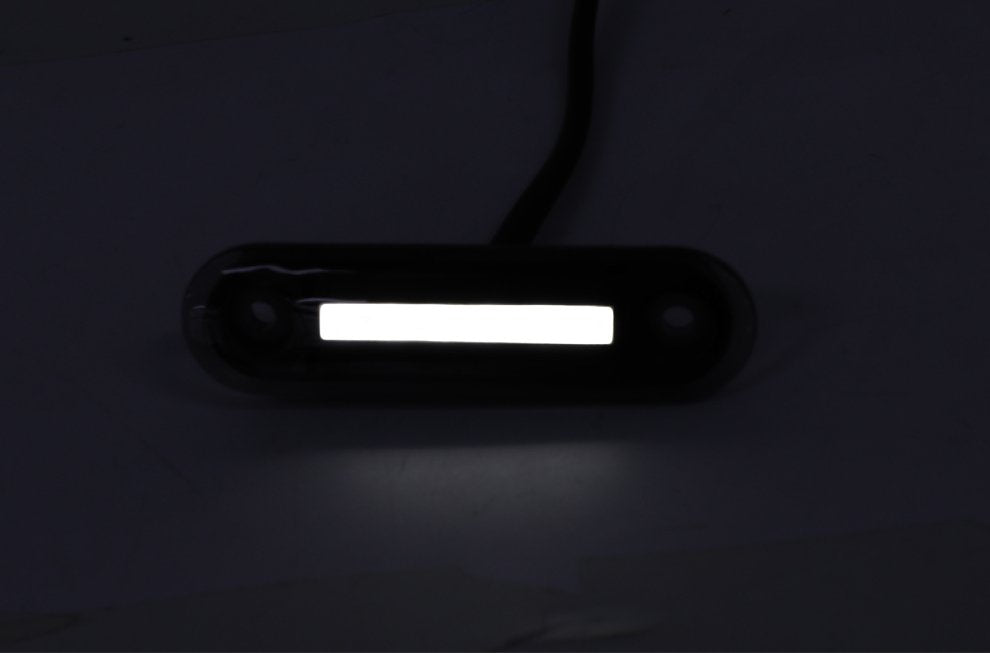 CLEAR Smoked Flush Fit Marker Lamp with Light Guide Technology – Part No.: 1001-6000-C – 0.5m Cable