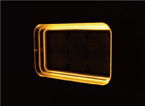 Oblong Work Lamp with Futuristic ‘Tunnel Effect’ – Part No.: 1001-1515