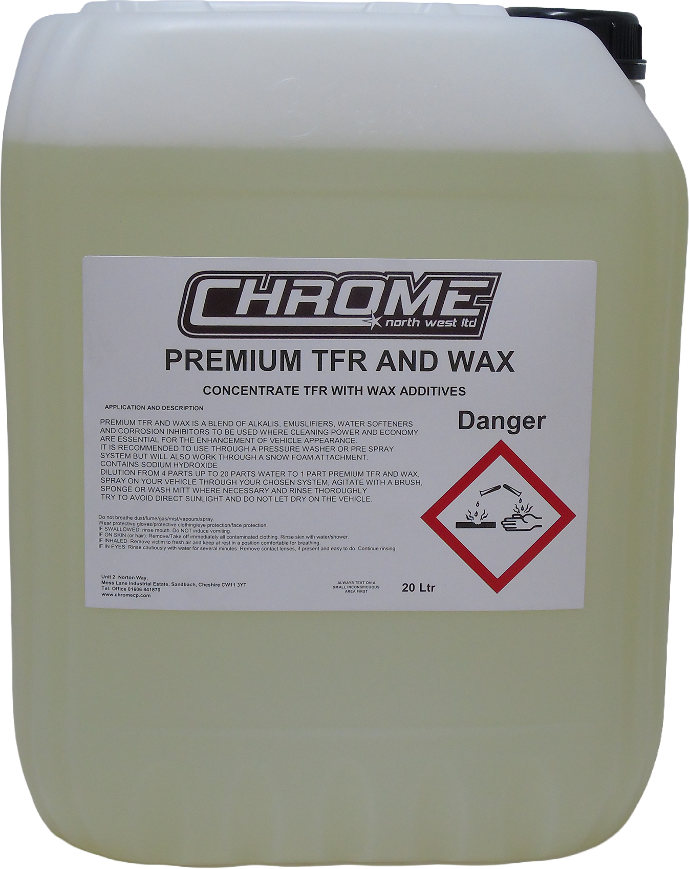 Chrome Premium TFR & Wax 20ltr