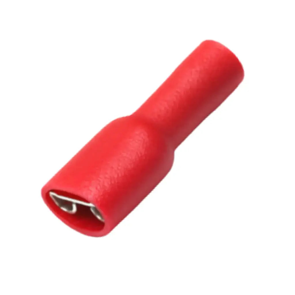 Female Spade Insulated Terminal 6.3mm (common) 50 PACK