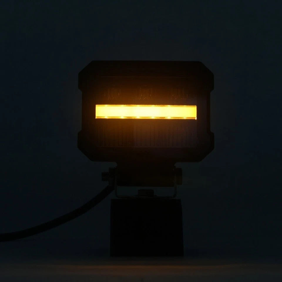 WORK/FLOOD LIGHT. RED/AMBER DRL