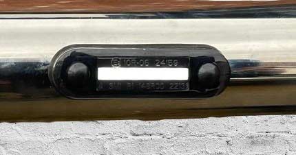 CLEAR Smoked Flush Fit Marker Lamp with Light Guide Technology – Part No.: 1001-6000-C – 0.5m Cable
