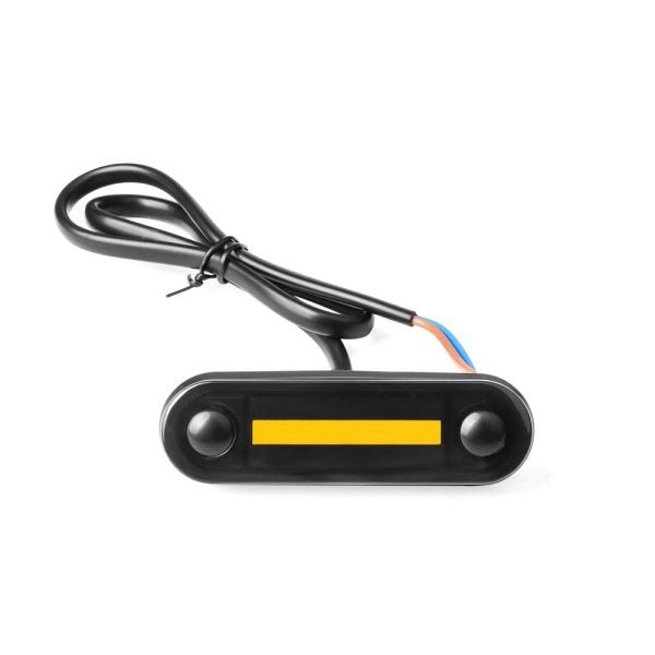 AMBER Smoked Flush Fit Marker Lamp with Light Guide Technology – Part No.: 1001-6000-A – 0.5m Cable