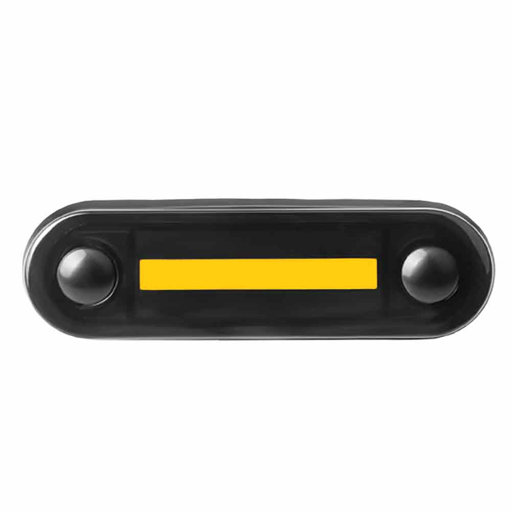 AMBER Smoked Flush Fit Marker Lamp with Light Guide Technology – Part No.: 1001-6000-A – 0.5m Cable