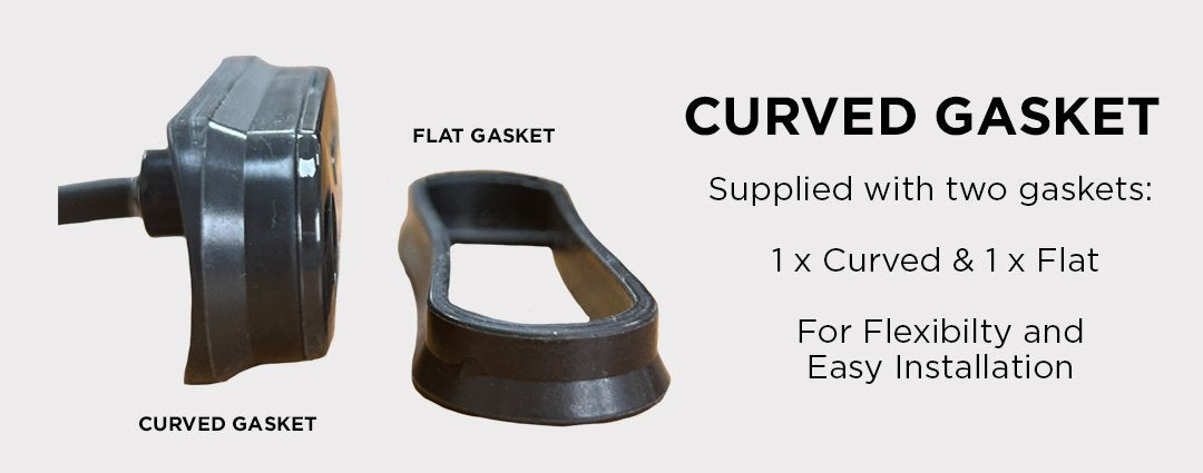 CLEAR Smoked Flush Fit Marker Lamp with Light Guide Technology – Part No.: 1001-6000-C – 0.5m Cable