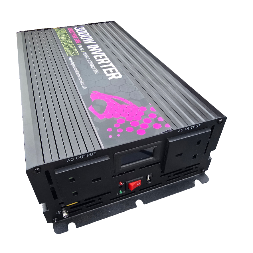 HGV Auto 12v Pure Sine Inverter. 1Kw, 2Kw, 3Kw Options