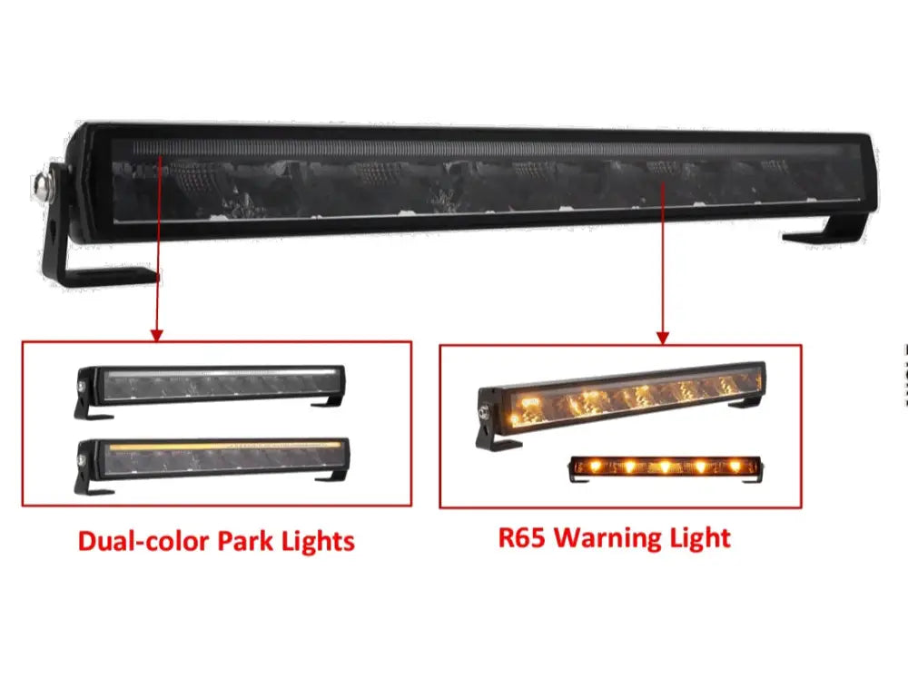 ECLIPSE. HGV Auto. 22’’ Light Bar. Dual DRL. STROBE Function. 14,000 Lumen Light Bar