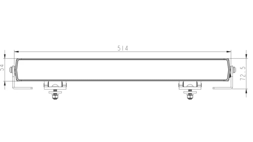 ECLIPSE. HGV Auto. 22’’ Light Bar. Dual DRL. STROBE Function. 14,000 Lumen Light Bar