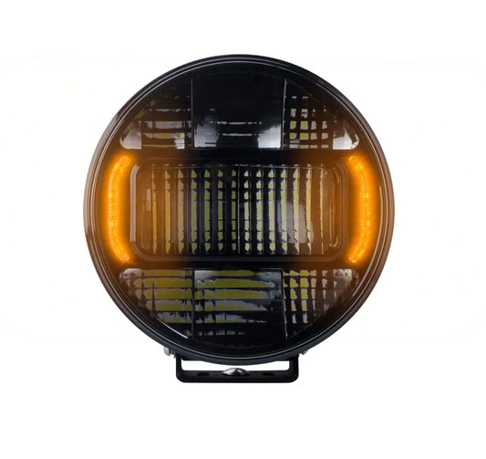 HGV Auto. COMMET. Driving Lamp. Appears Black. White Amber DRL. 14,000 Lumen Driving Light