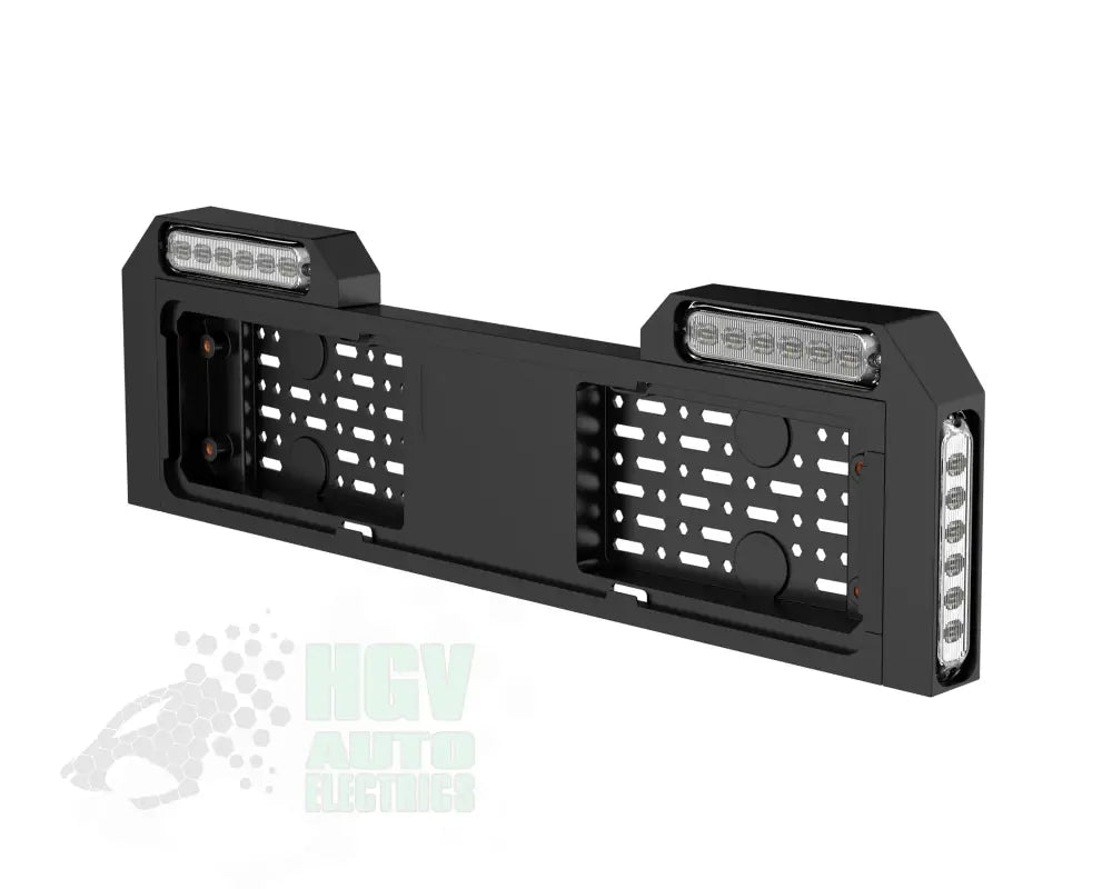 HGV Auto ESCORT Strobe Light Number Plate Holder Strobe