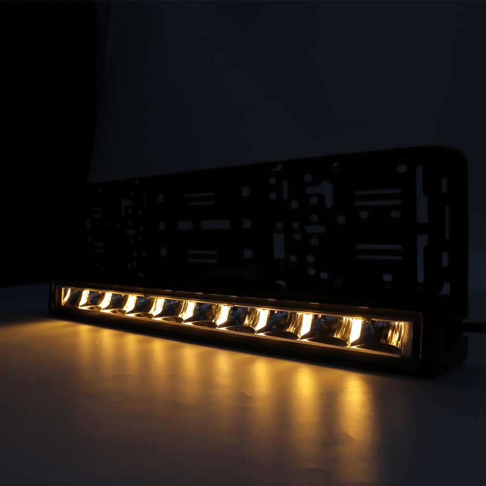 NUMBER PLATE HOLDER WITH LED LIGHTBAR – PART NO.: 1001-6120
