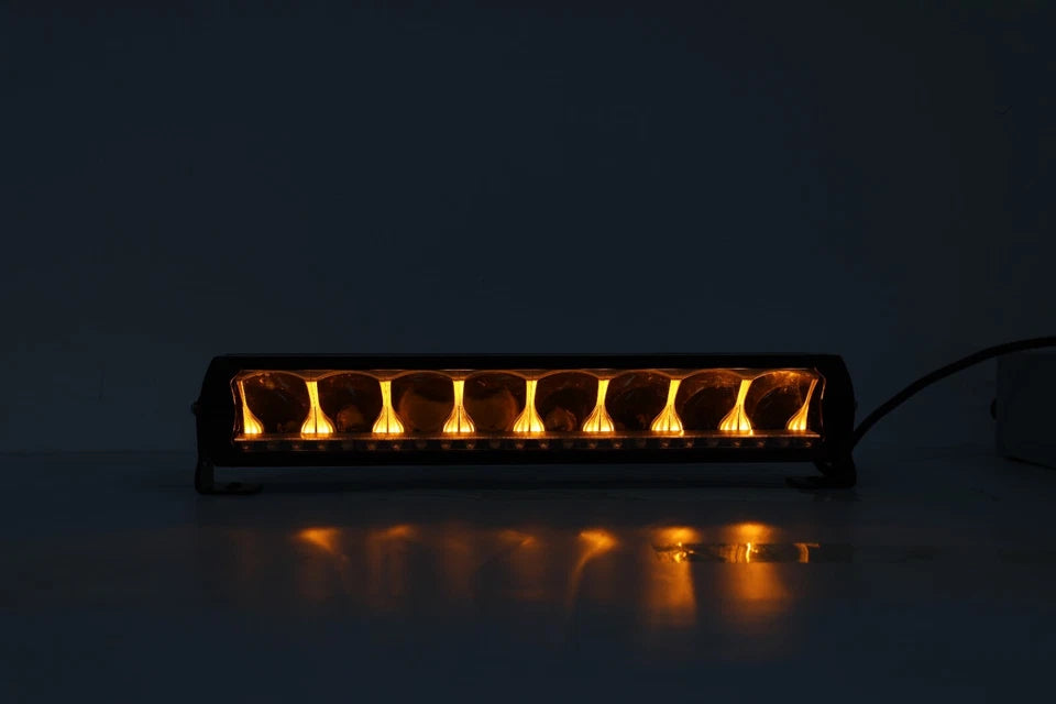 17" Led Light Bar Position Emergency Warning Hazard Flash Strobe Beacon Amber