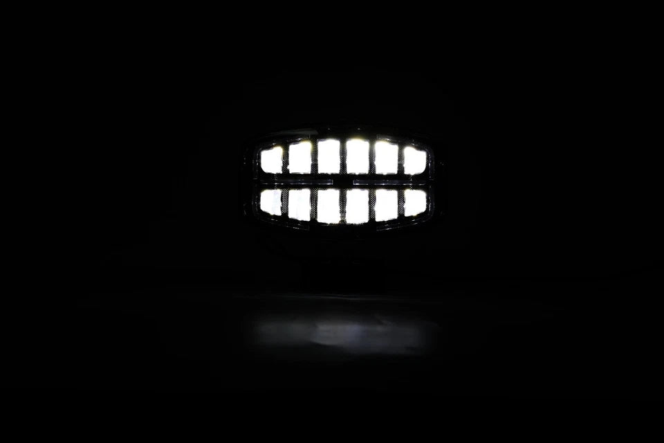 EDGE LED Halogen Headlight DRL white/yellow light - 12-24V