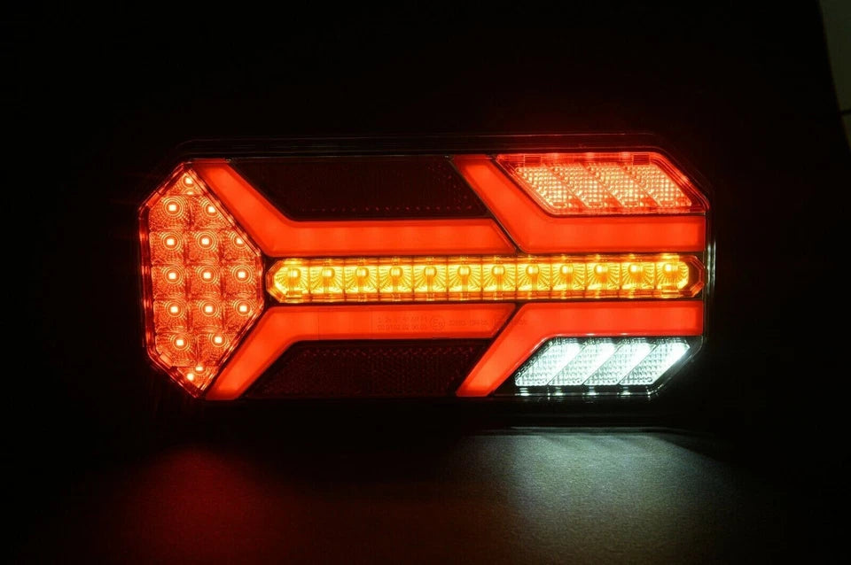 Neon LED Trailer rear lamp cluster (PAIR)